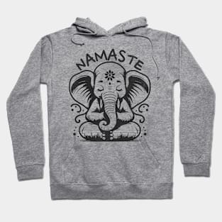 Meditating Elephant - Namaste Hoodie